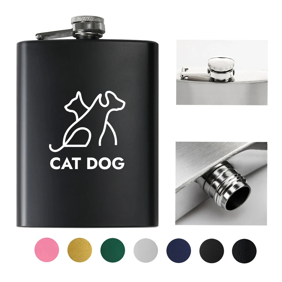 8oz. Hip Flask 1