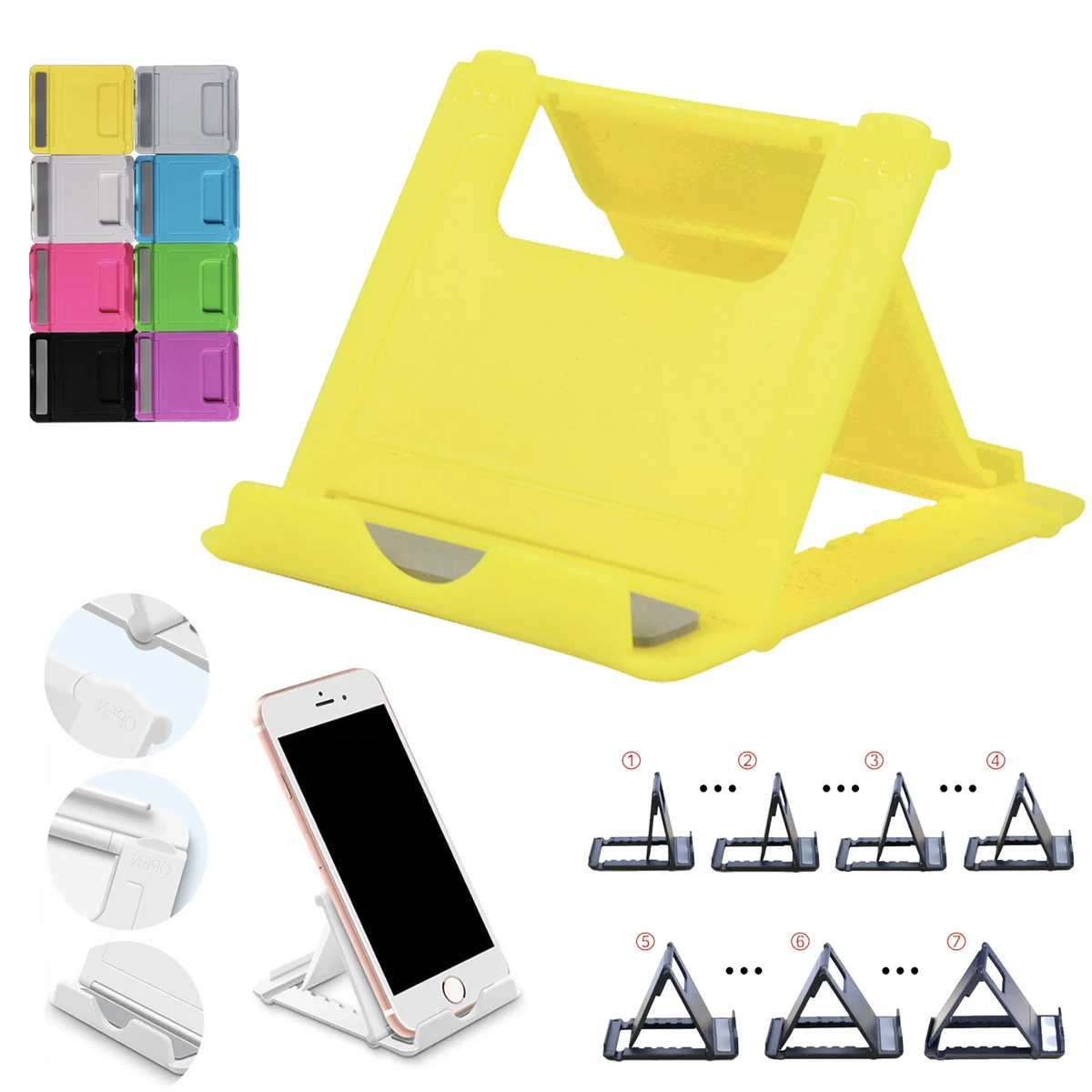 Desktop Cell Phone Stand Holder Portable Universal Desk Stand 1