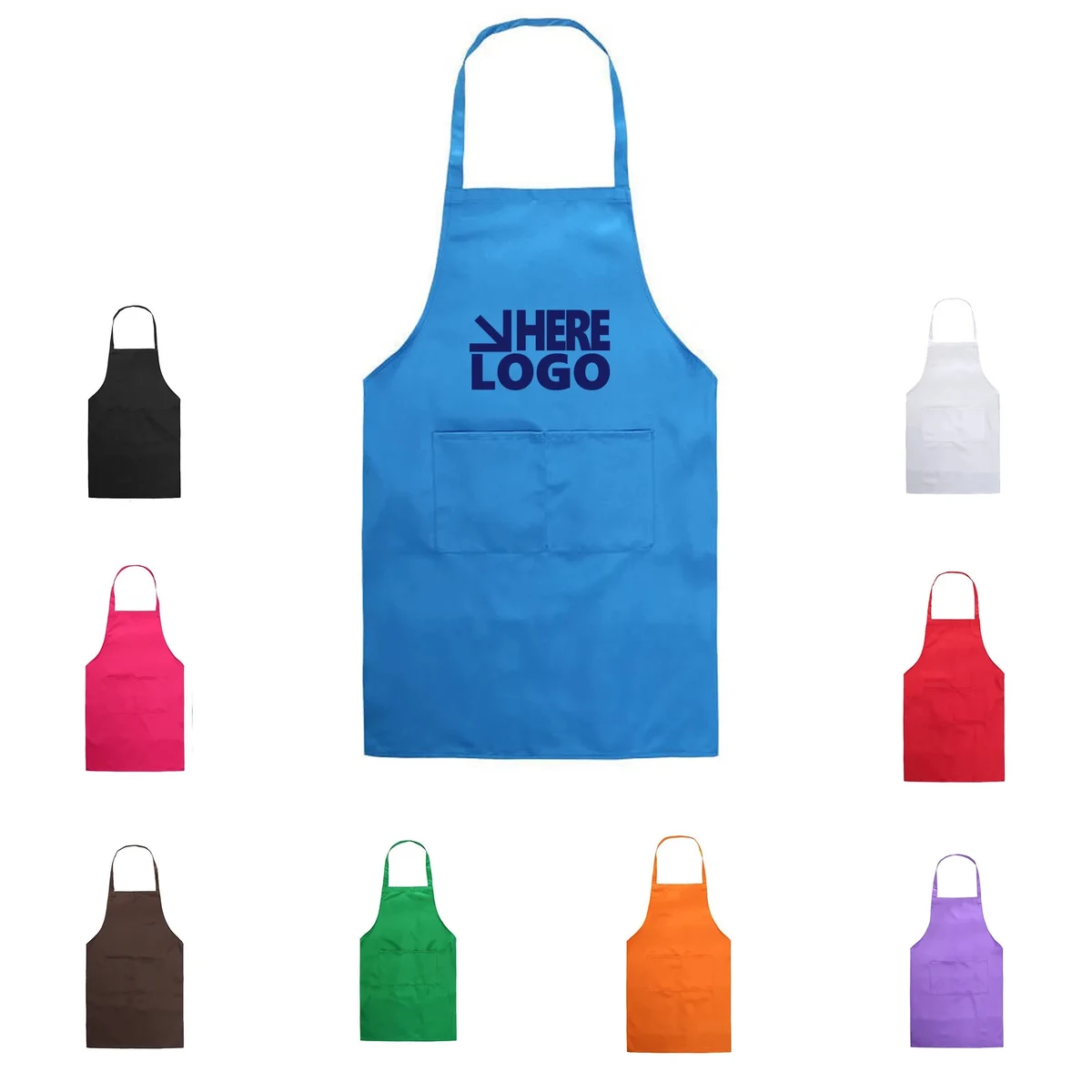 Kitchen Apron With Pocket MOQ 10pcs 1