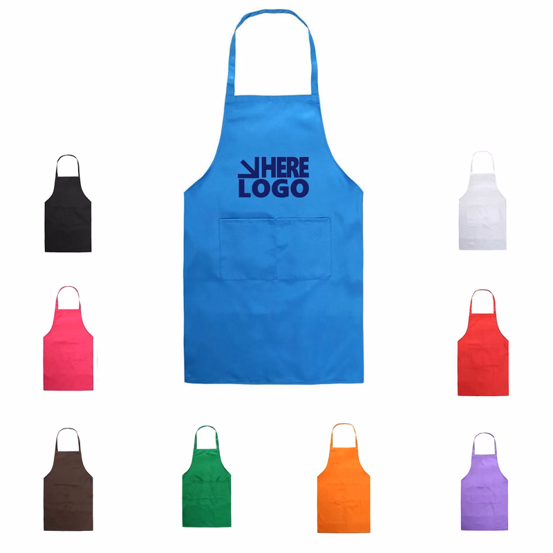 Kitchen Apron With Pocket MOQ 10pcs