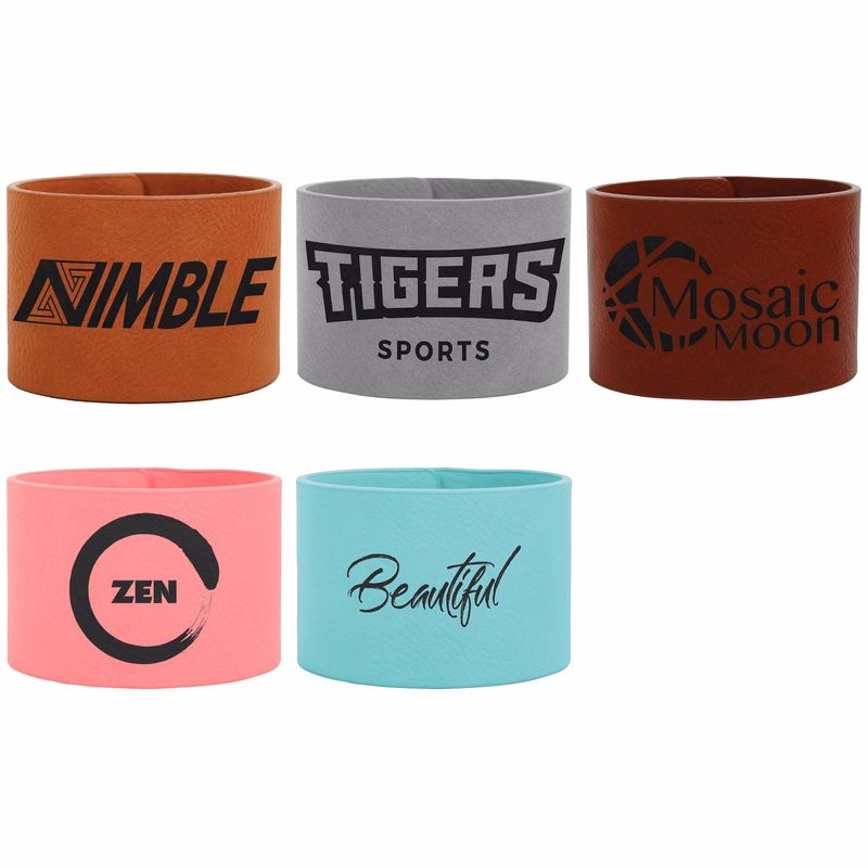 9 1/2" x 2" Leatherette Cuff Bracelet