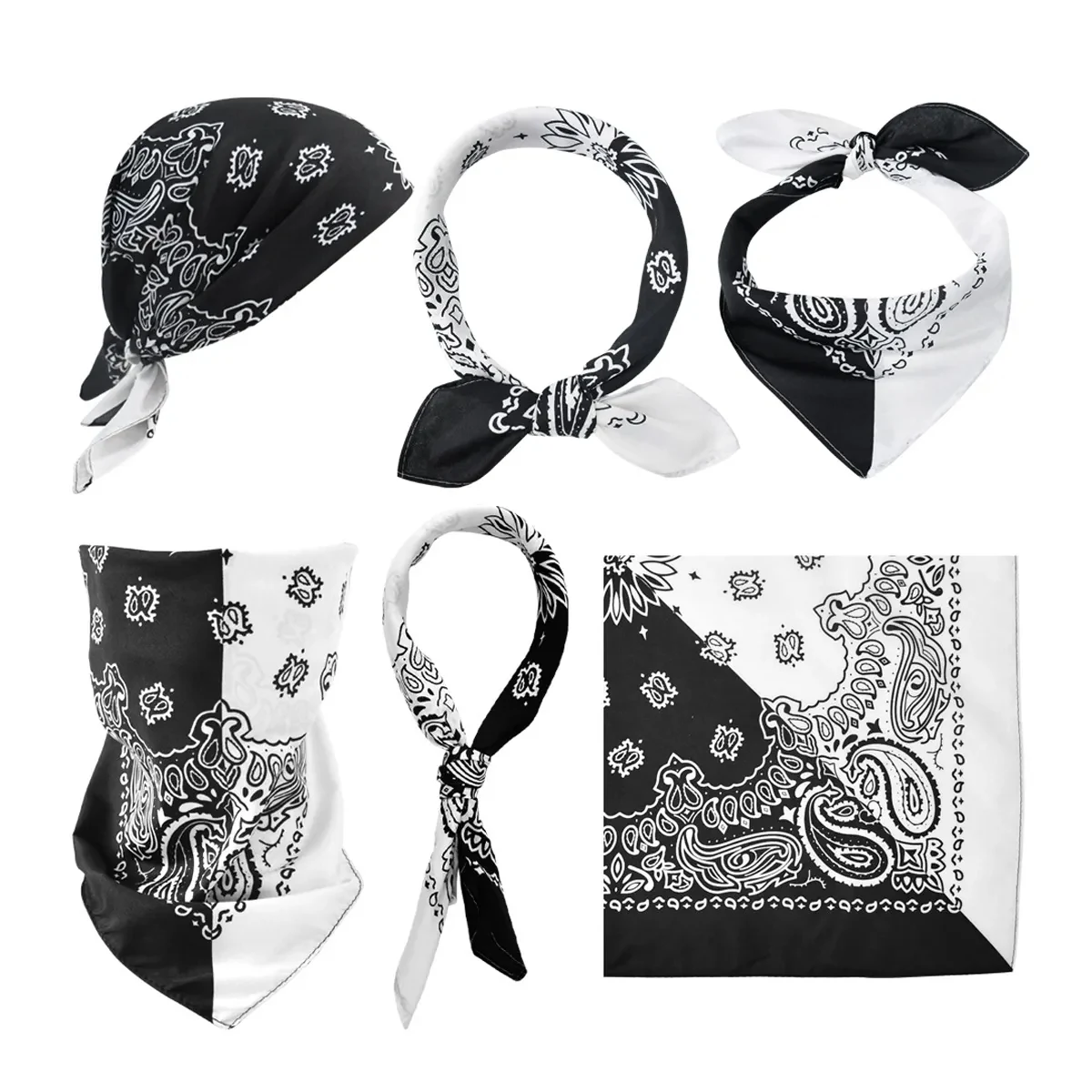 Polyeste Sports Kerchief Square Bandana 1