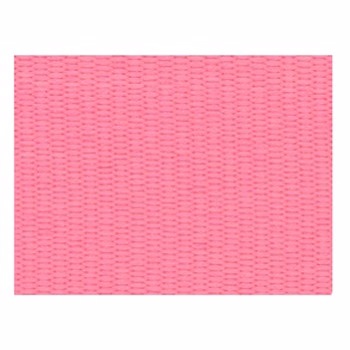 Solid Pink "V" Neck Ribbon with Clip, 7/8" wide
