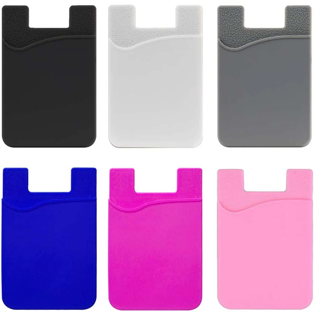 Silicone Phone Wallet Adhesive Card Holder MOQ100 1