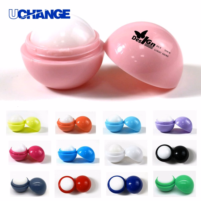 Beauty Portable Plastic Round Lip Balm Moisturizer