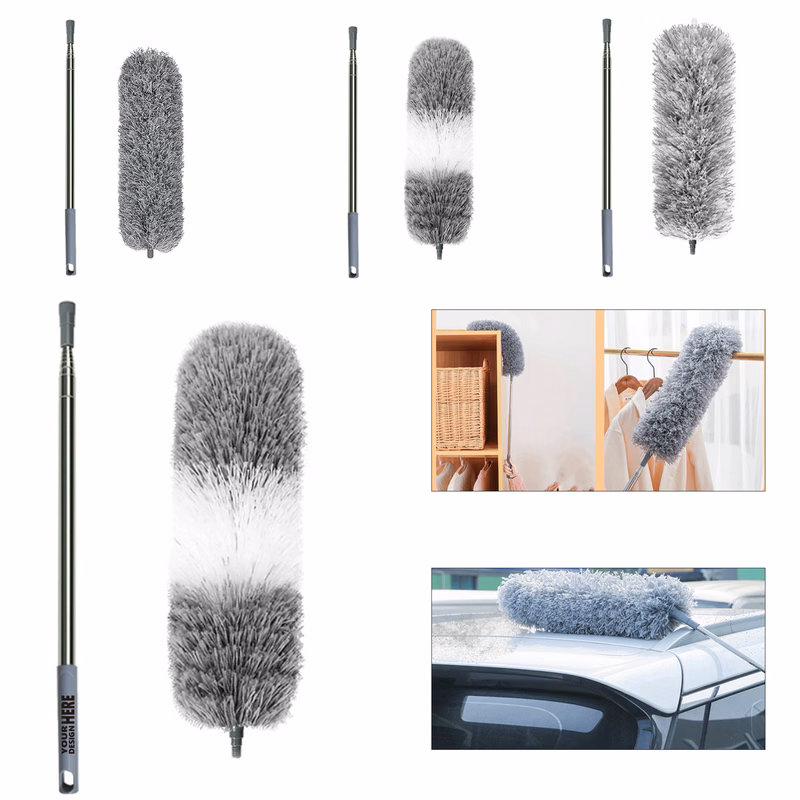 Extendable Dust Duster with Microfiber