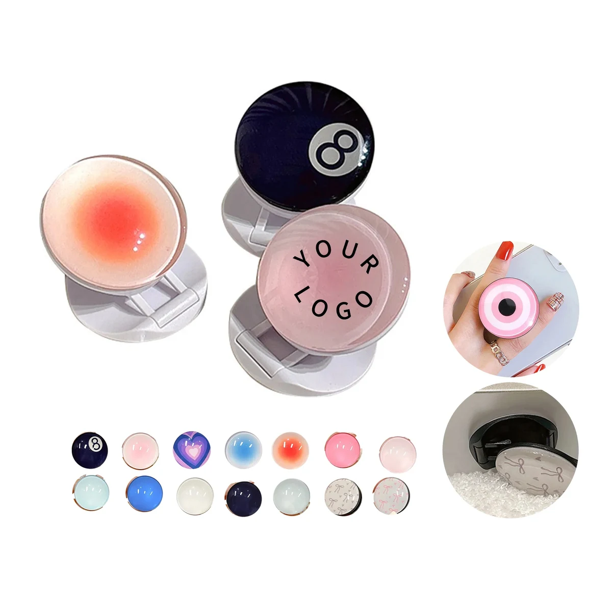 Custom Phone Ring Holder for Secure Grip and Hands-Free Use 1