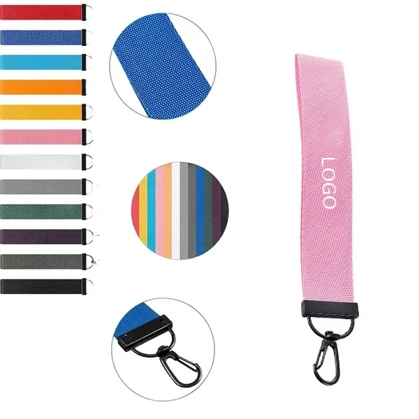 Keychain Wrist Lanyard with Nylon Hand Strap for Keys 1