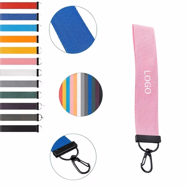 Keychain Wrist Lanyard with Nylon Hand Strap for Keys