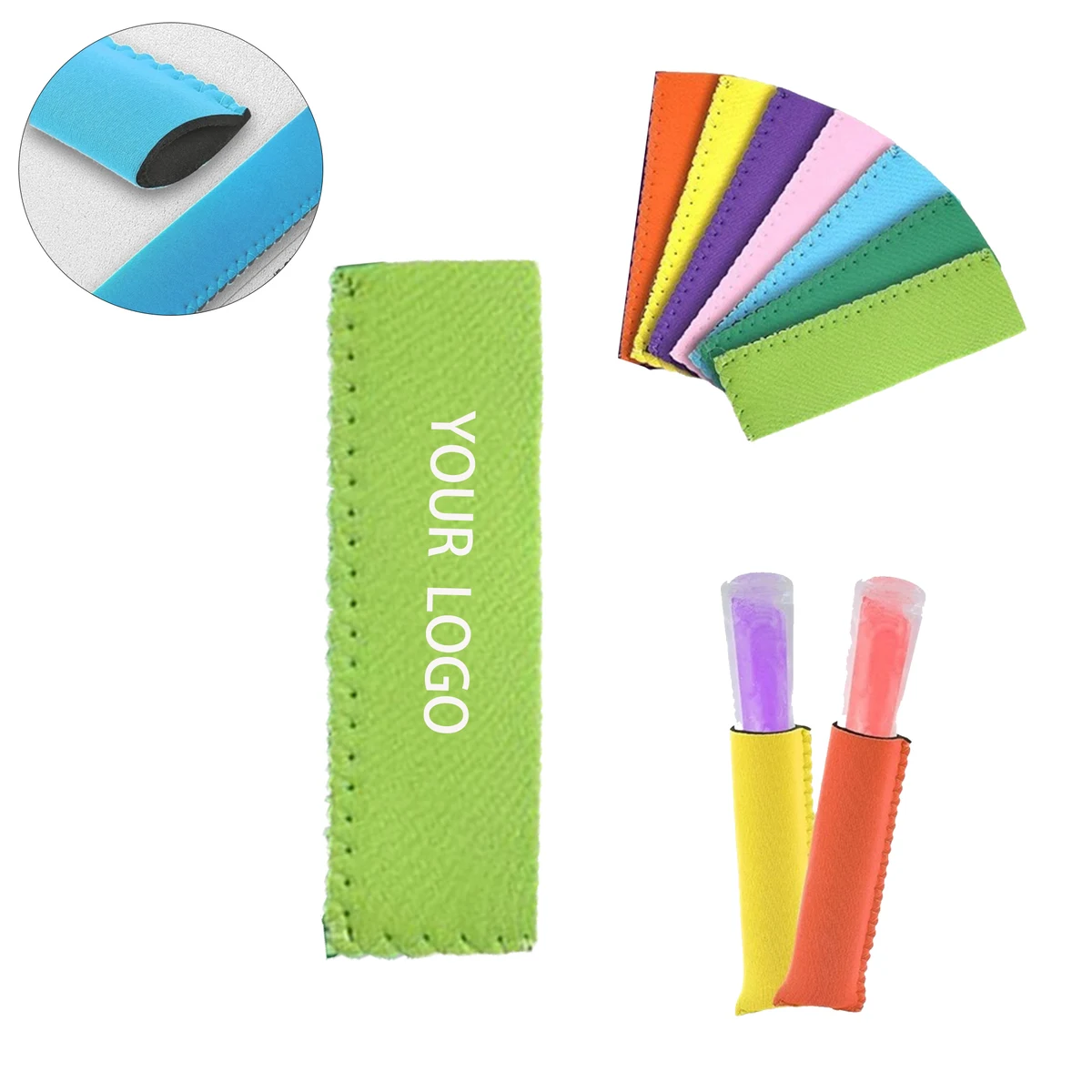 MOQ:50pcs Customizable Popsicle Sleeves 1