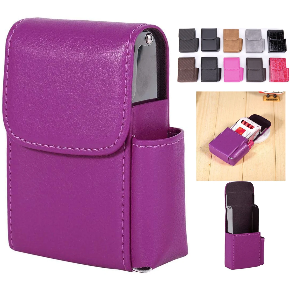 Anti Scratch PU Leather Cigarette Box 1