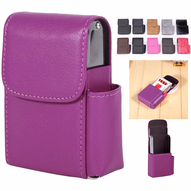 Anti Scratch PU Leather Cigarette Box