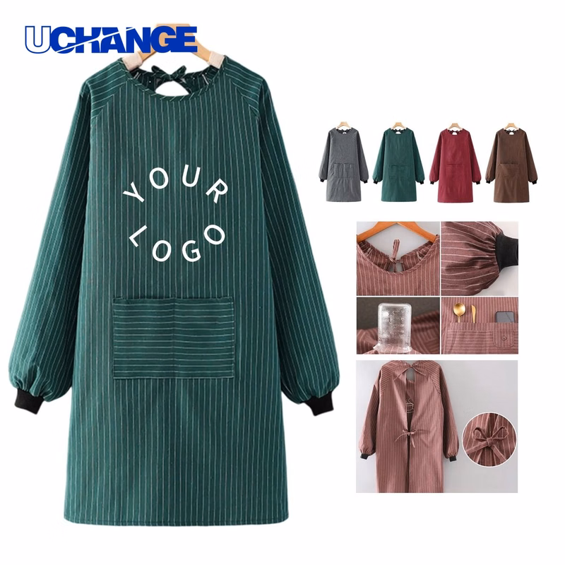 Sleeve Breathable Apron for Kitchen Tasks