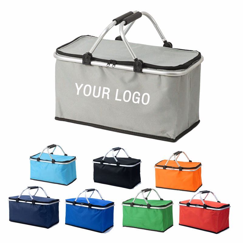 MOQ 20 PCS Portable Foldable Picnic Basket