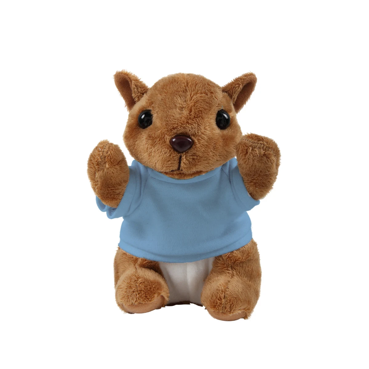 Soft Plush Sitting Squirrel with T-shirt 1
