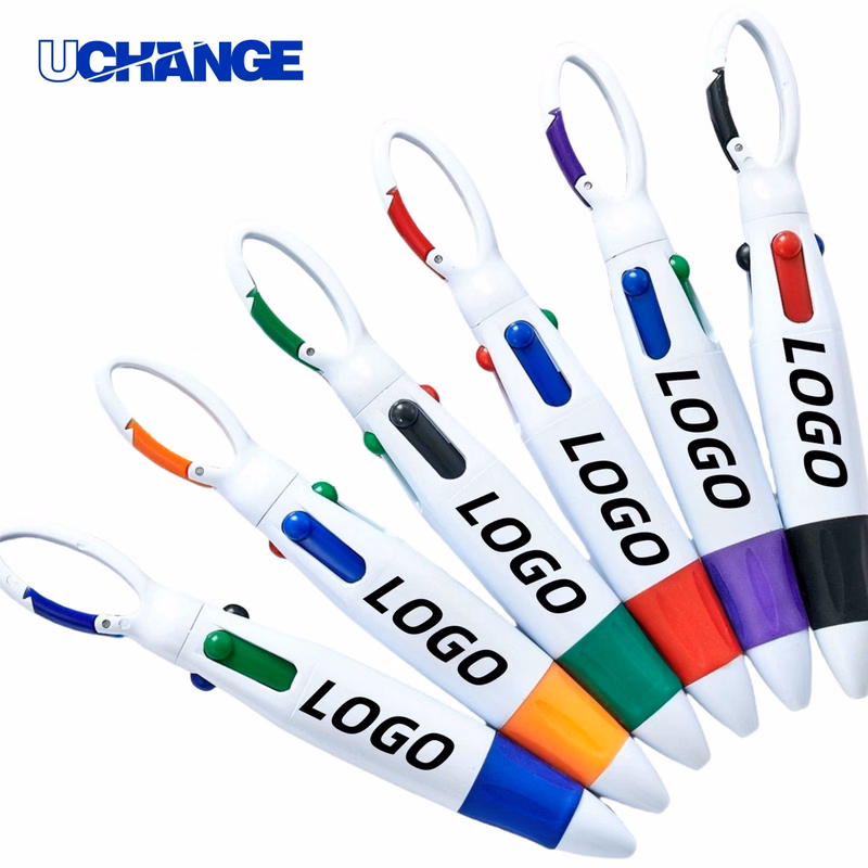 4 Color Mountaineer Buckle Plastic Pen