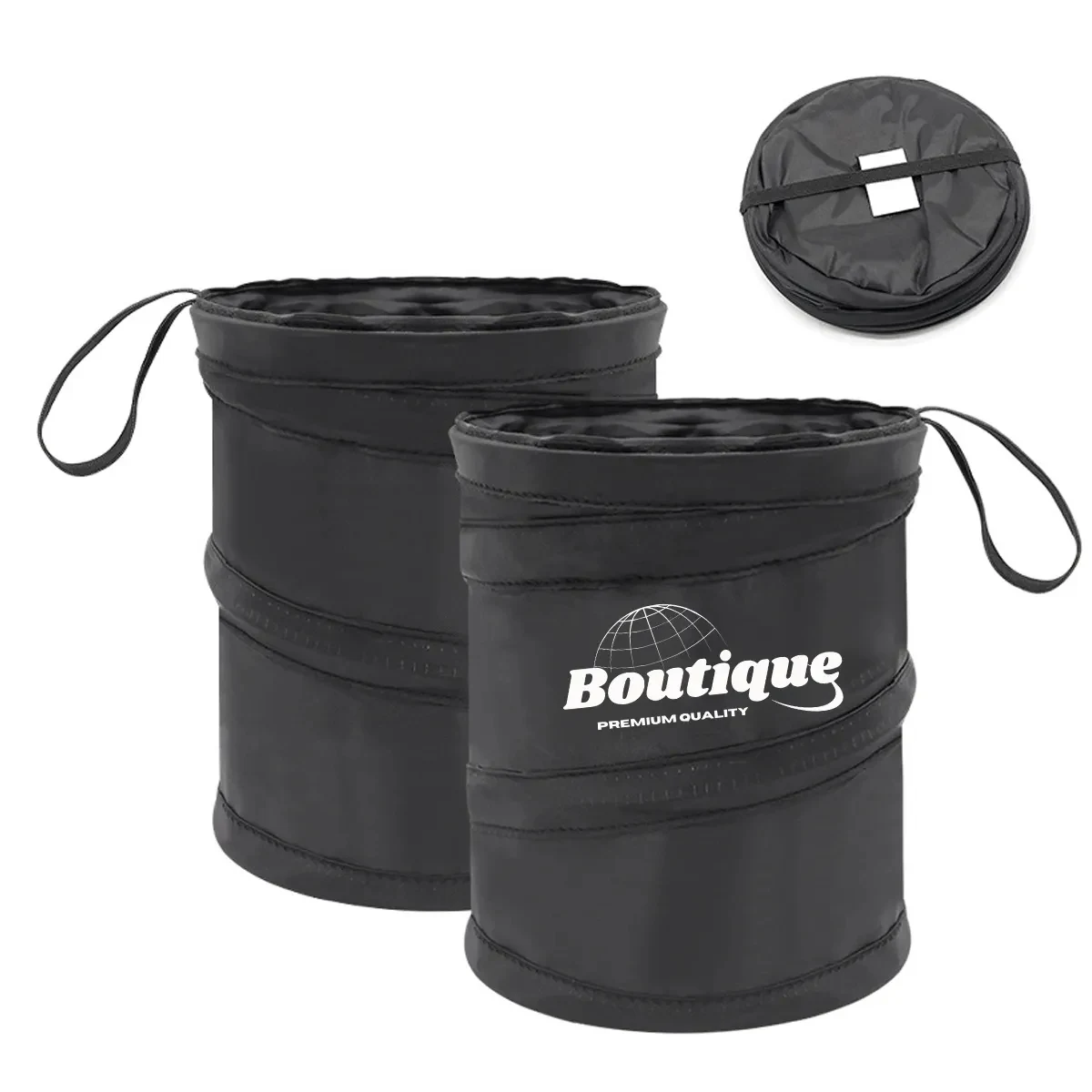 Foldable Pop Up Car Garbage Bag Trash Can Container 1