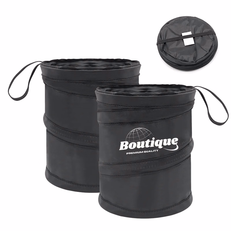 Foldable Pop Up Car Garbage Bag Trash Can Container
