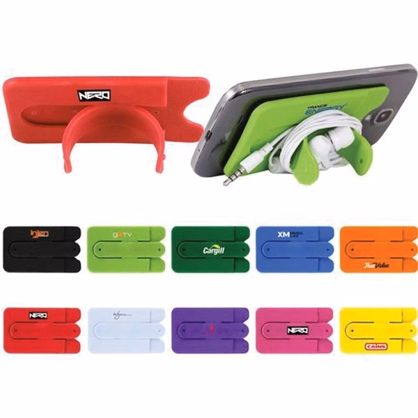 Silicone Wallet Card Phone Stand