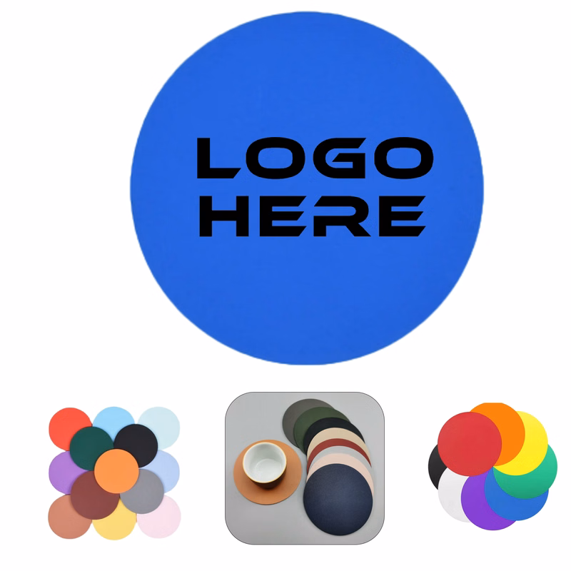 Colorful Round Silicone Insulated Coaster