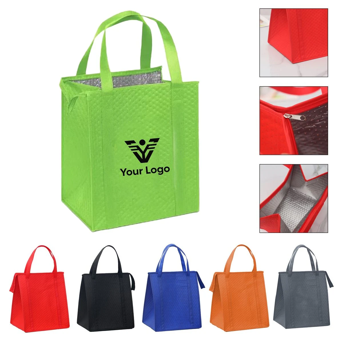 Quilted Non-Woven Cooler Tote 1