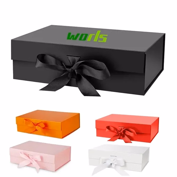 Custom 8.85 Inch Magnetic Gift Box with Lid — Premium Branded Packaging