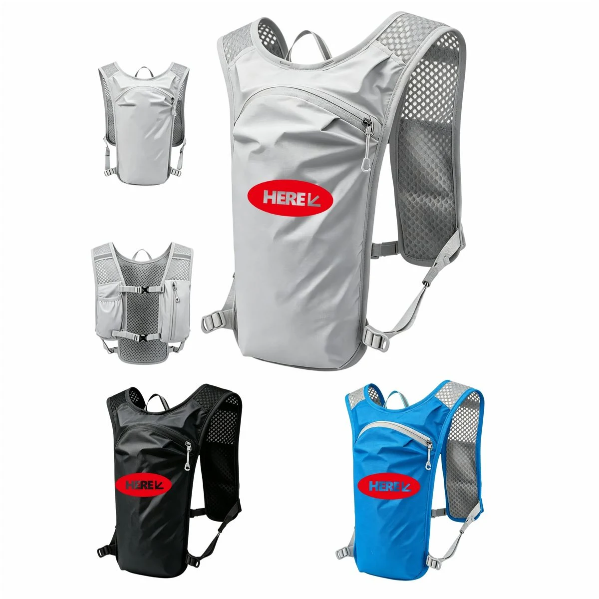 Breathable Polyester Running Vest Backpack 1