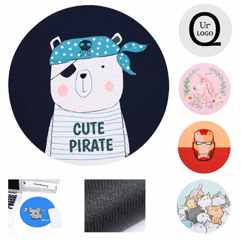 8.66 X 8.66 X 0.12 Inch Circular Mouse Pad