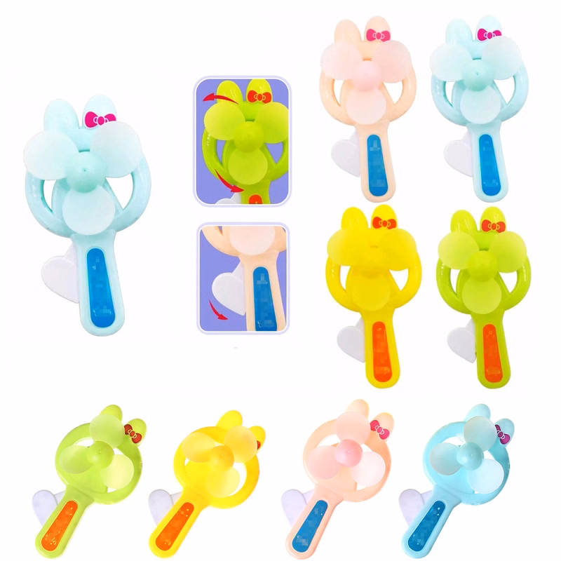 Handheld Crank Manual Press Cooling Fan