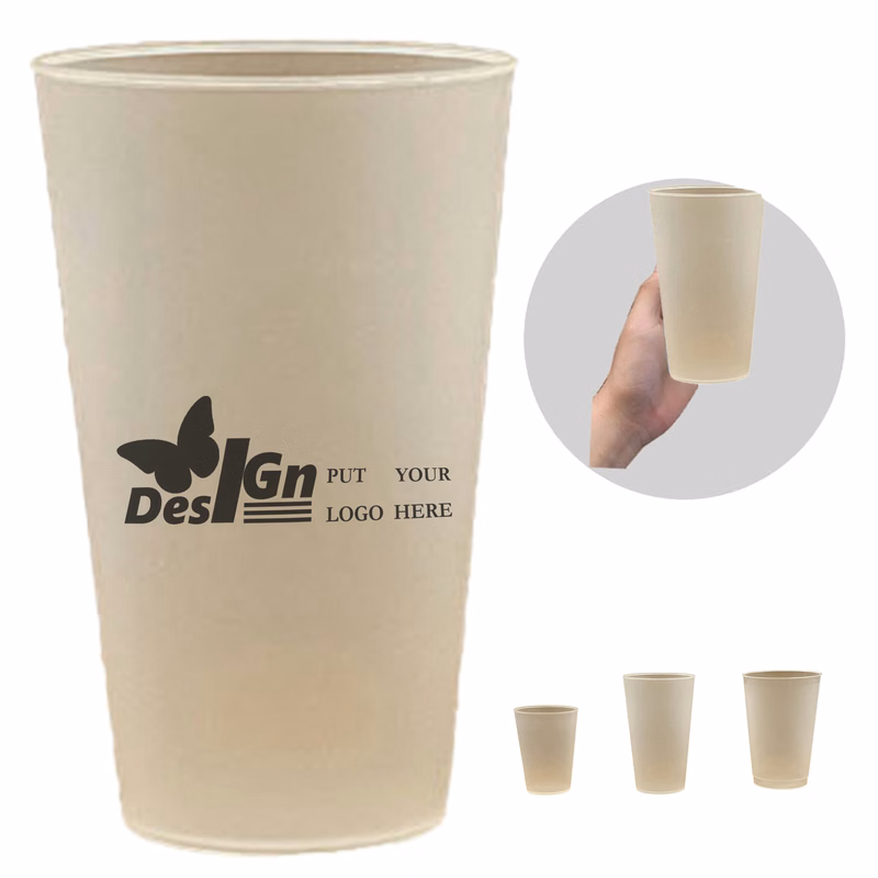 16oz Frosted Plastic Stadium Cup