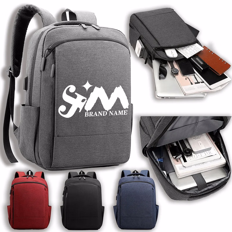Business Anti Theft Slim Durable Backpack With Charging Port