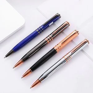 Gold Clip Business Executive Twist Metal Pen 1