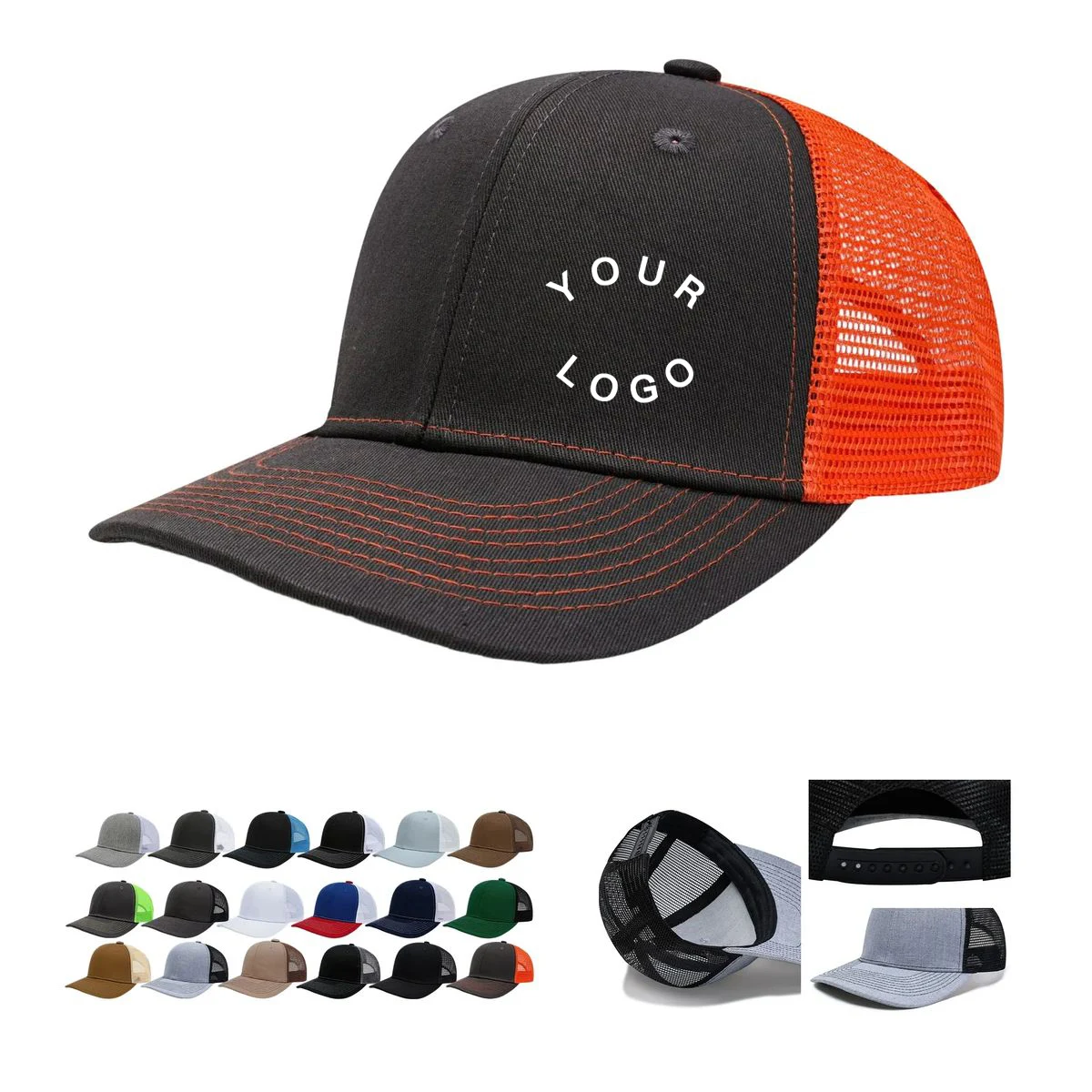 Low Profile 6 Panel Mesh Back Cap 1