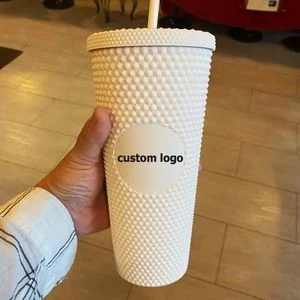 Studded Tumbler Reusable Cold Color Changing Cups 1