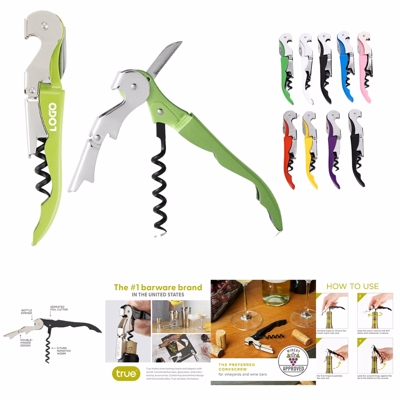 Double Hinged Waiters Corkscrew