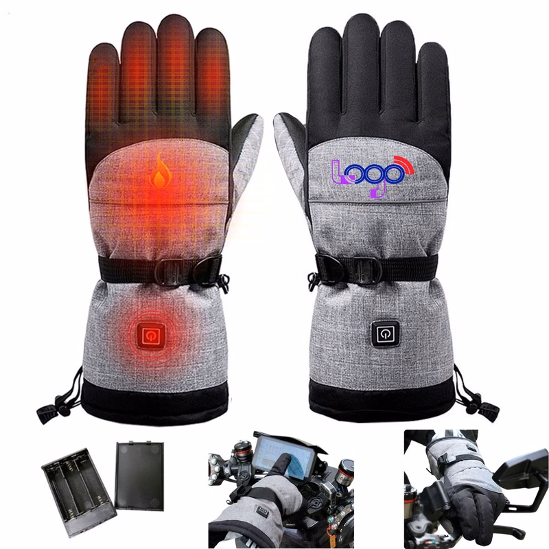 MOQ30 Electric 3-Level Heating Gloves with Touchscreen