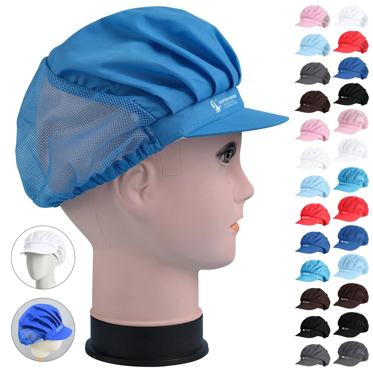 Half Mesh Work Cap 1