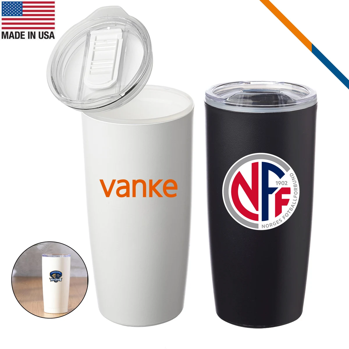 Rossi Double Wall Tumbler - 22 OZ. 1