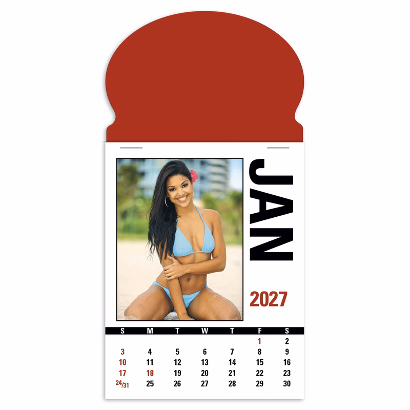 Triumph® Calendars Press-N-Stick Full-Color Header Sunshine Girls Calendar