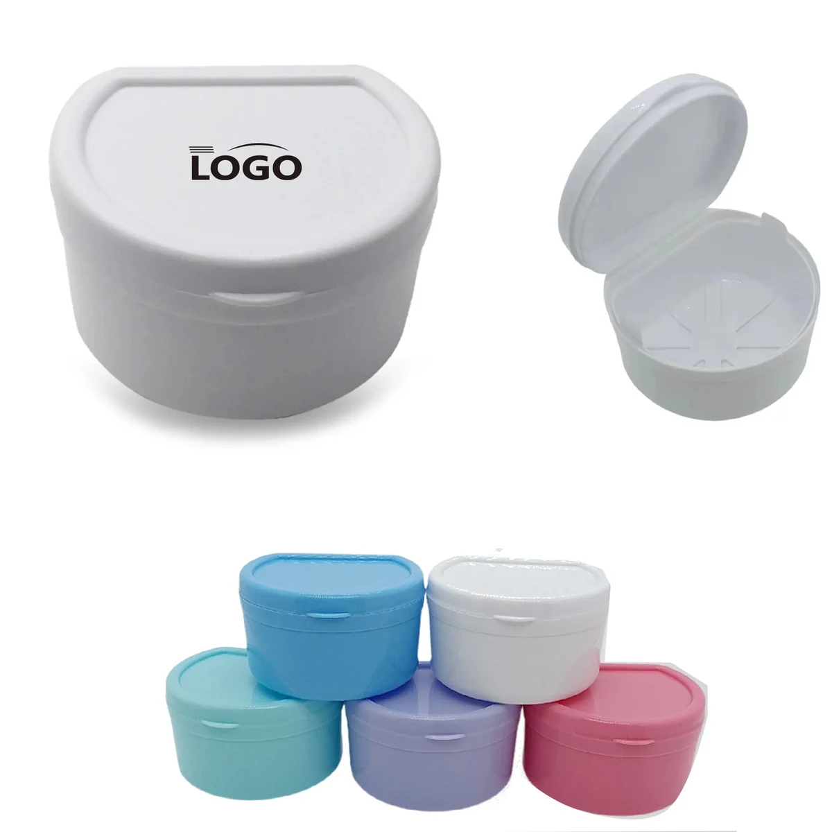 Portable PP Dental Retainer Box MOQ 10pcs 1