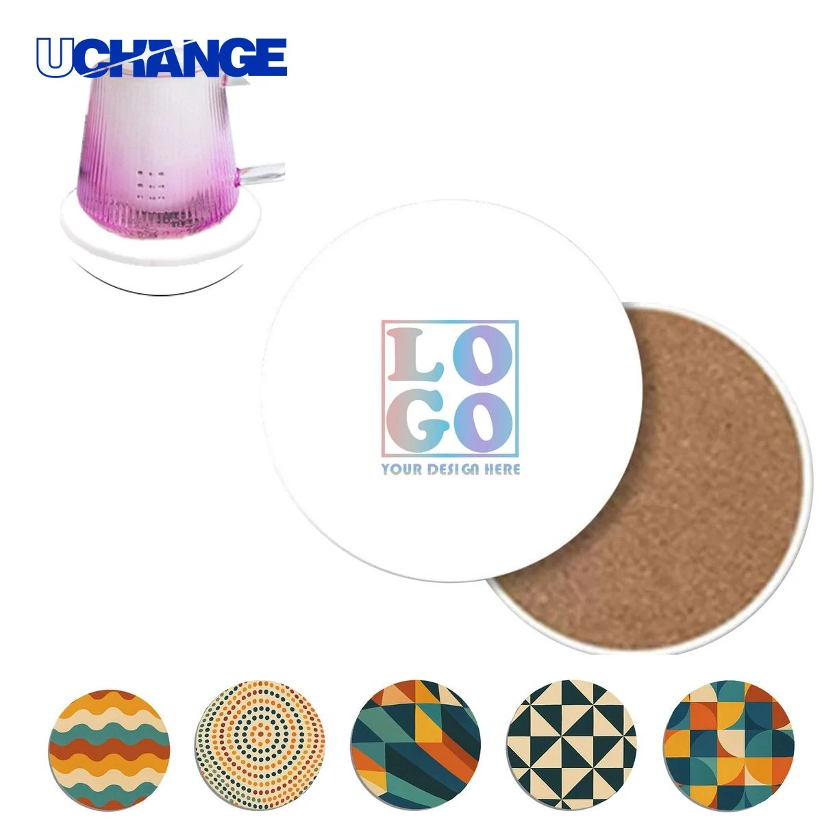 Full Color Ceramic Coaster for Promotional Use 1