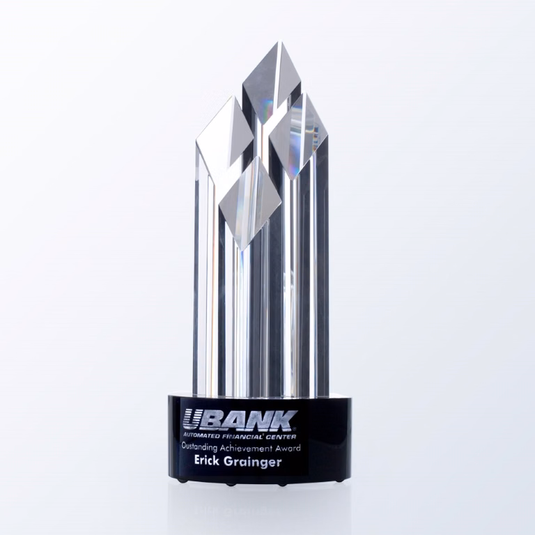 Small Executive Diamond Crystal Award