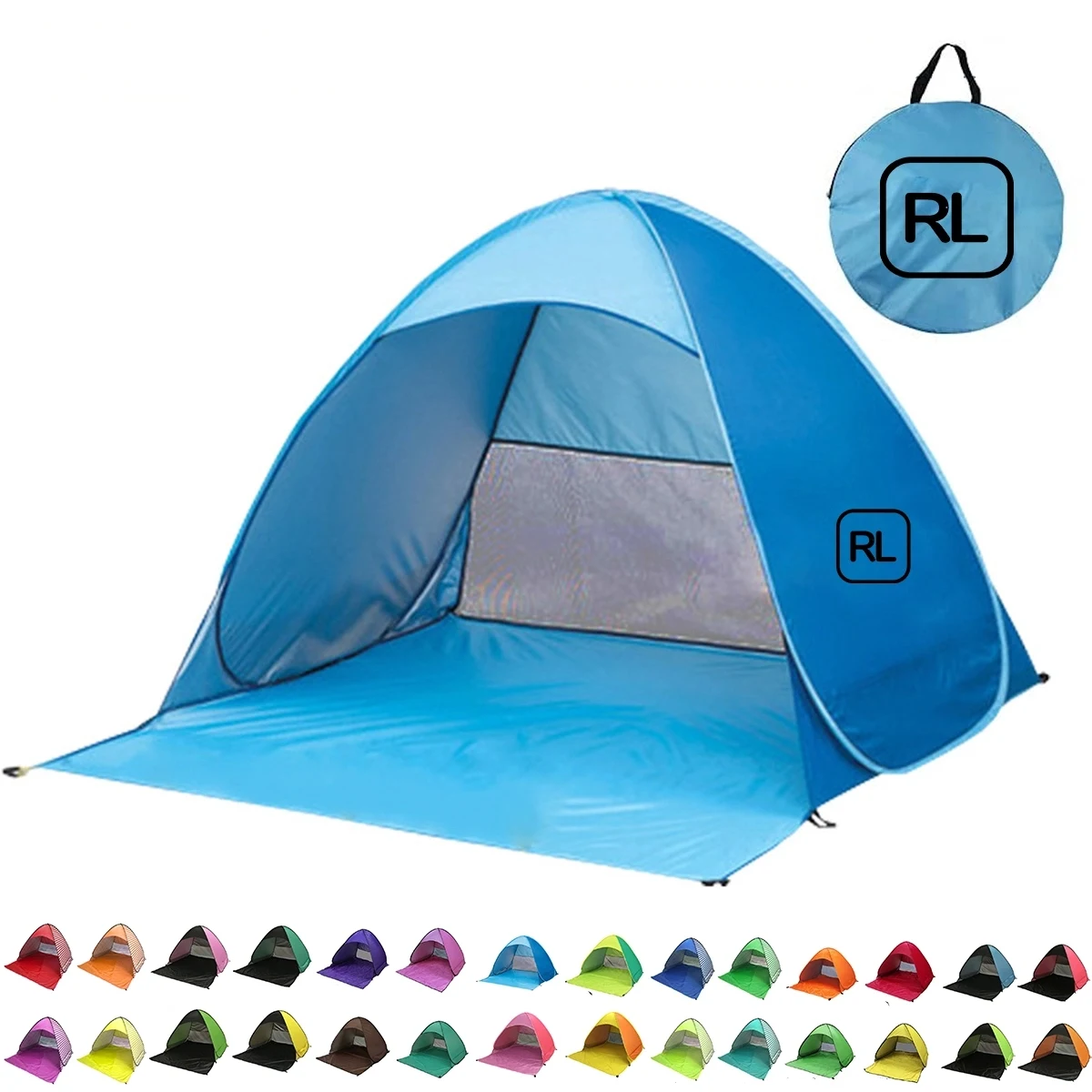 Pop Up Beach Tent With Mat 1