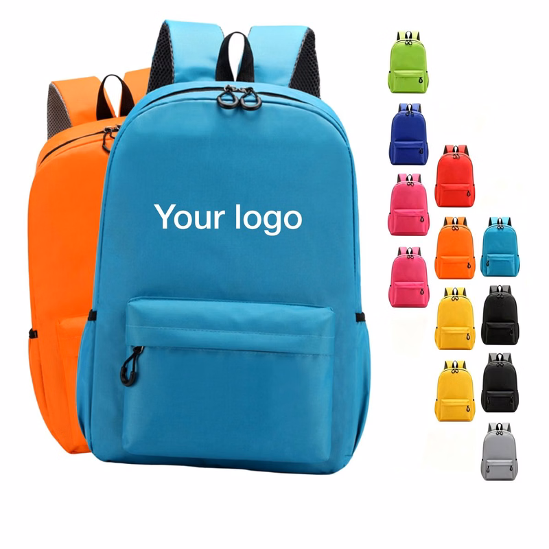 Assorted Solid-Colored Casual Daily Backpack