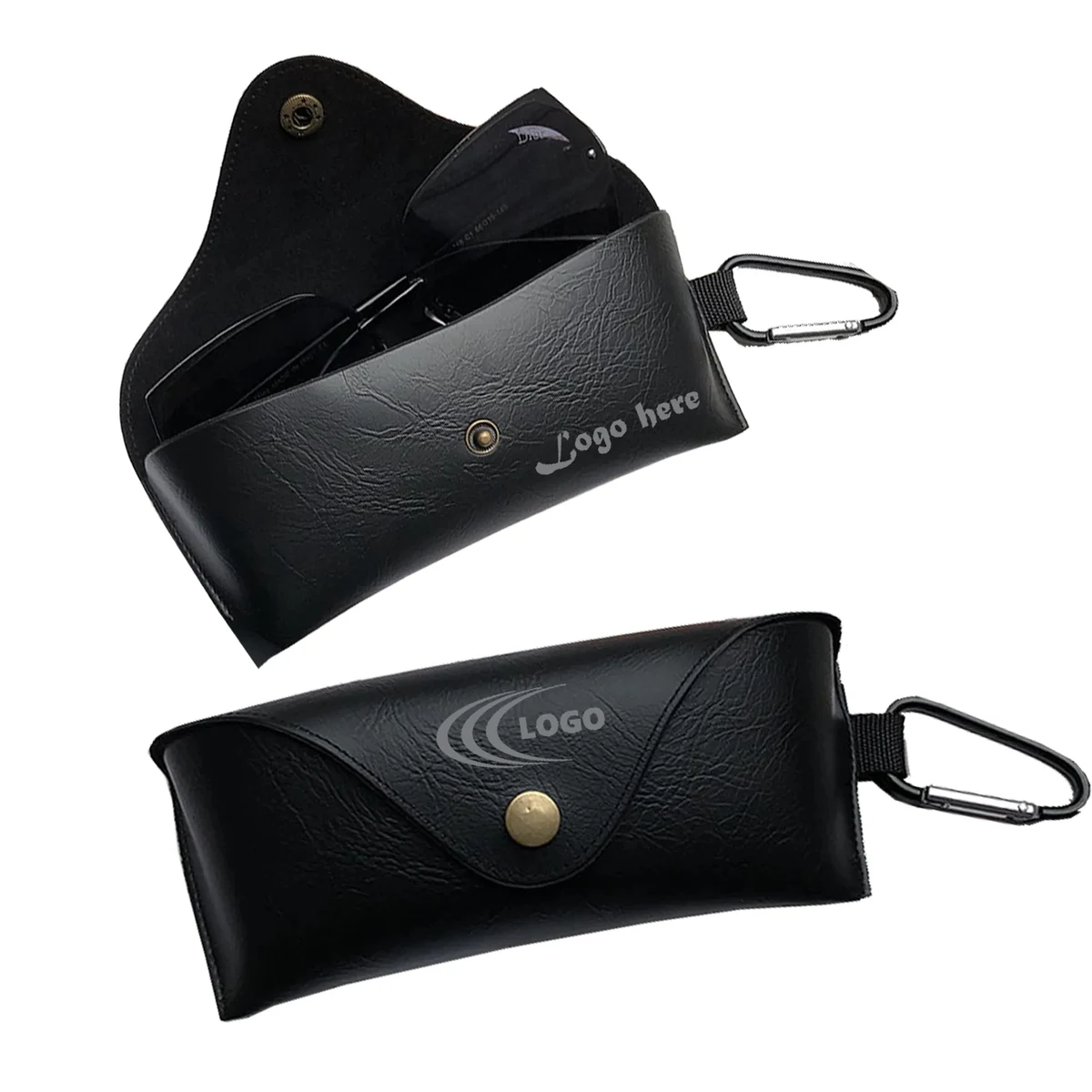 Eyeglass Protection Case with Carabiner Clip 1