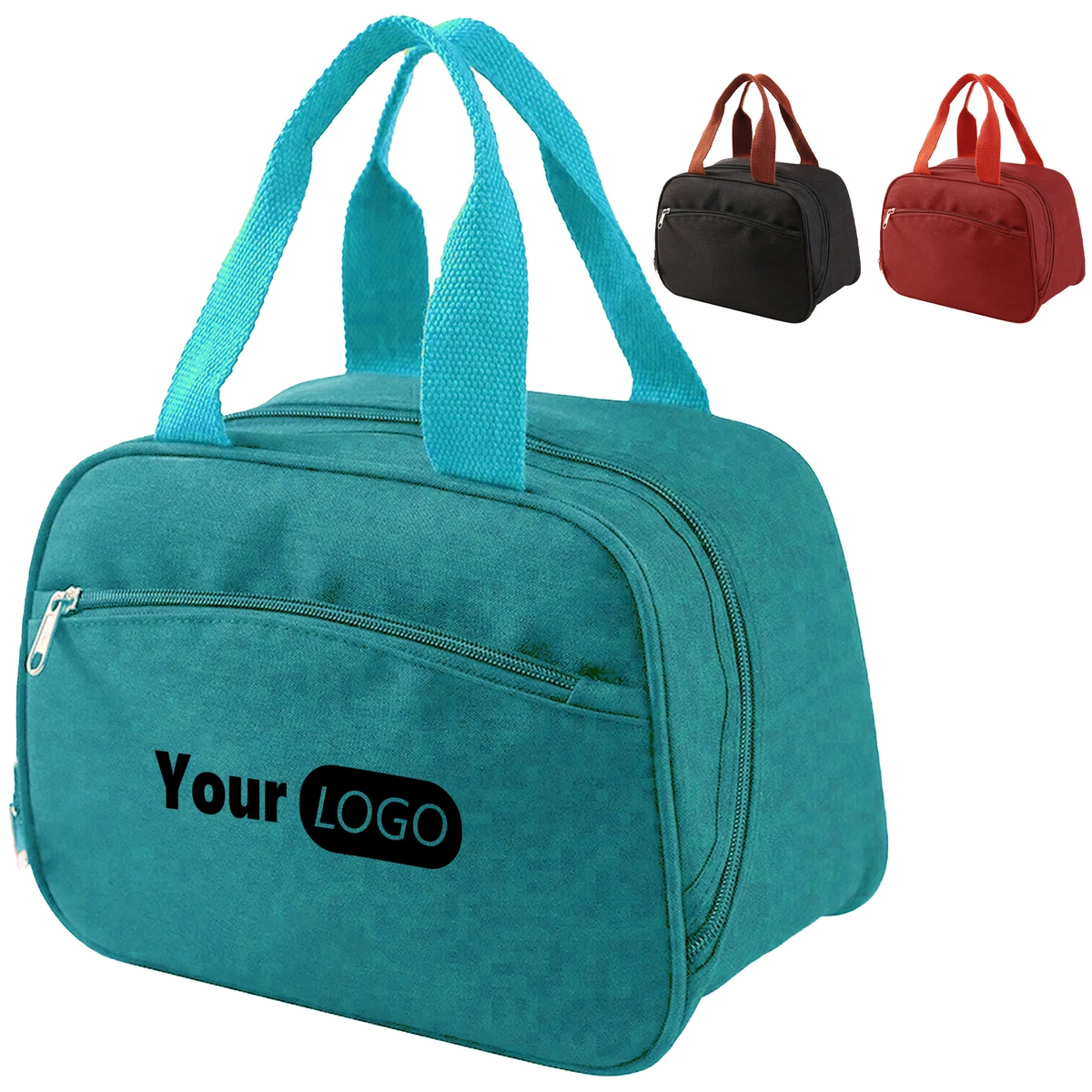 Polyester Large-Capacity Insulated Bento Bag 1
