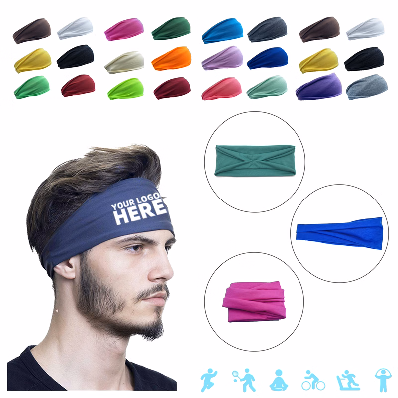 Elastic Sweat Absorbing Gym Headband