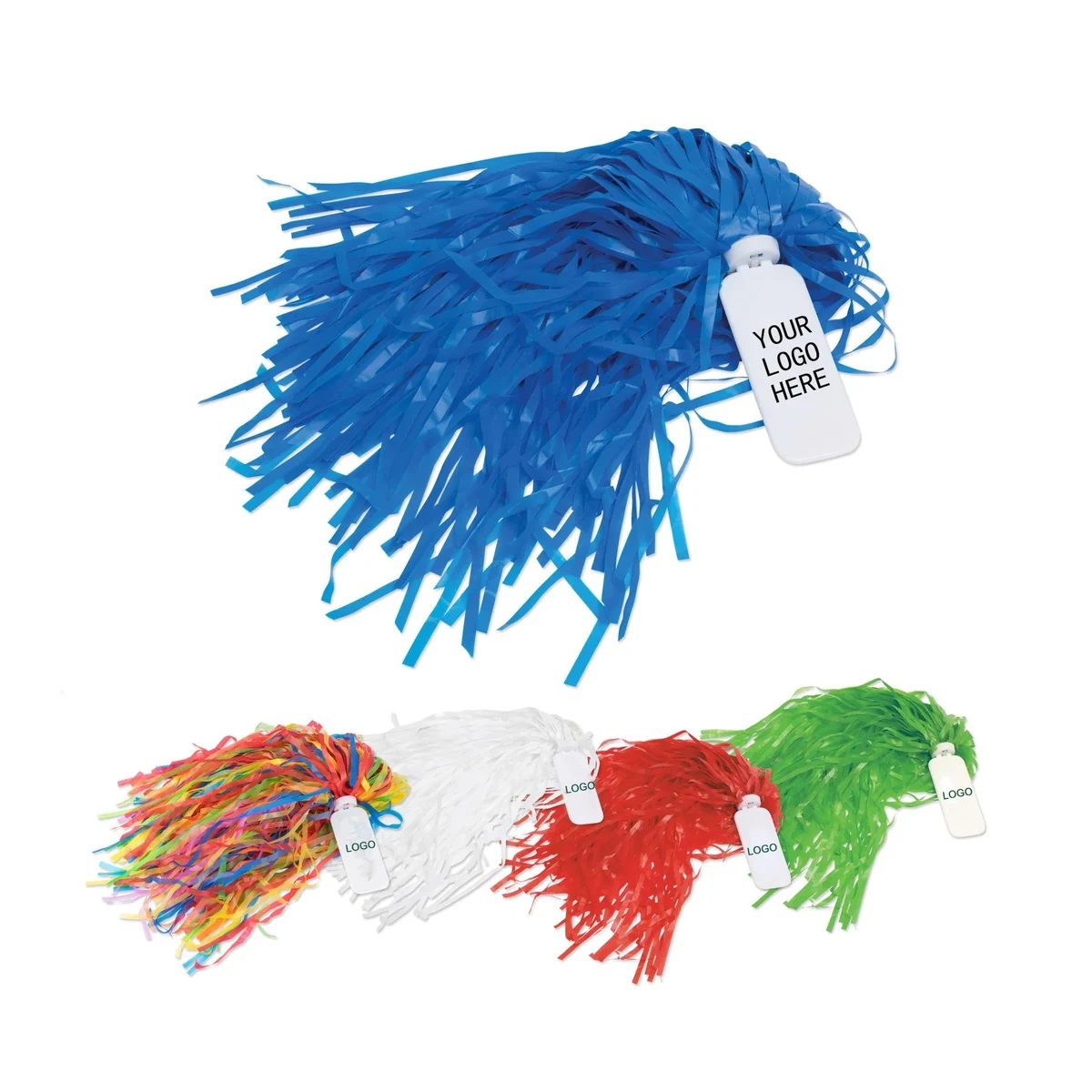Cheerleading Poms With Baton Handle 1