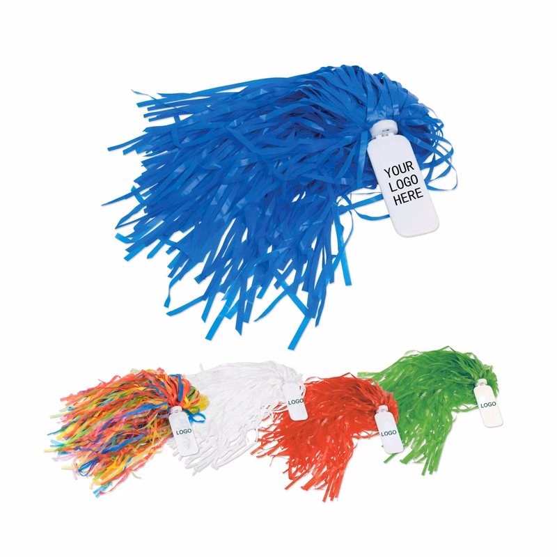 Cheerleading Poms With Baton Handle