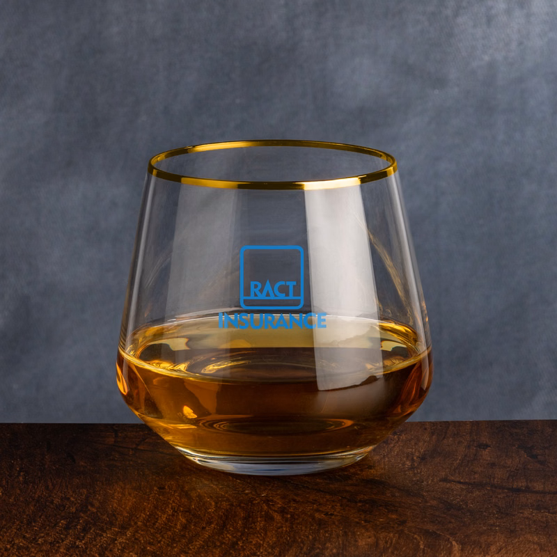 Tucson Gold Rim Whiskey Taster - Imprinted